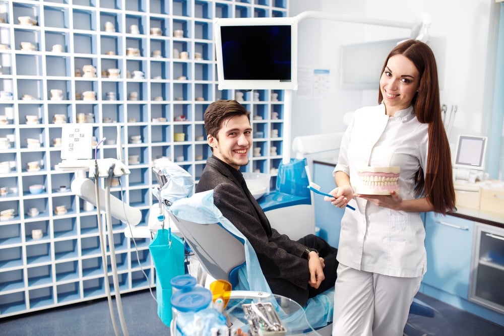 friend having oral surgery