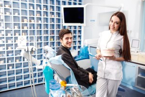 friend having oral surgery